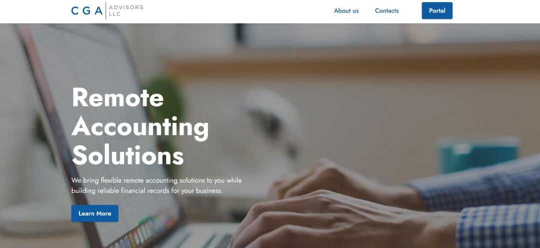 CGA remote accounting solutions web banner