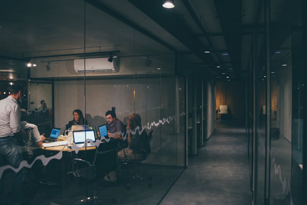 leadership in an office room