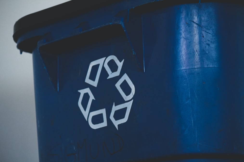plastic recycling bin